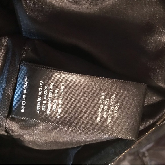 Lush Womens Small Black Gold V Neck Sleeveless Gold Floral Tank Dress Lined - Picture 10 of 10